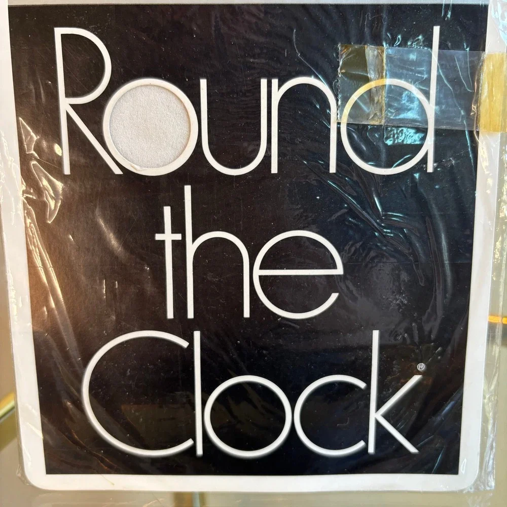 Vintage Round The Clock Ultra‎ Sheer Control Top Pantyhose Demi Ice
